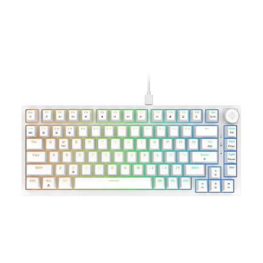 COSMIC BYTE GK-42 Phantom Gasket TKL RGB Mechanical Wired Gaming Keyboard ( Swappable Switch ) ( White )