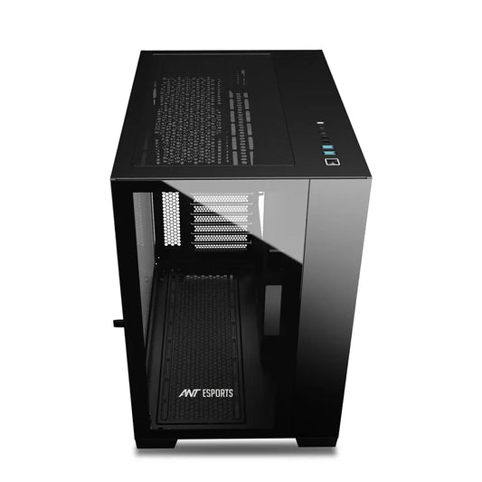 ANT ESPORTS Crystal XL ARGB ATX Mid Tower Cabinet (Black)