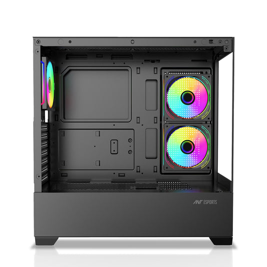 ANT ESPORTS Crystal Z3 ARGB ATX Mid Tower Cabinet ( Black )