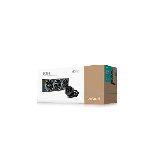 DEEPCOOL LM360 360mm ARGB CPU Liquid Cooler ( Black )