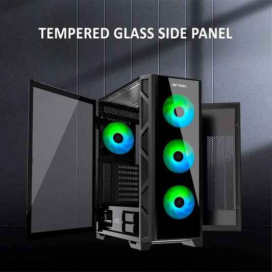 ANT ESPORTS Dynamic GT ARGB EATX Mid Tower Cabinet ( Black )