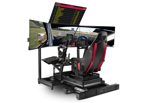 NEXT LEVEL RACING Elite Quad Monitor Stand Carbon Grey NLR-E008