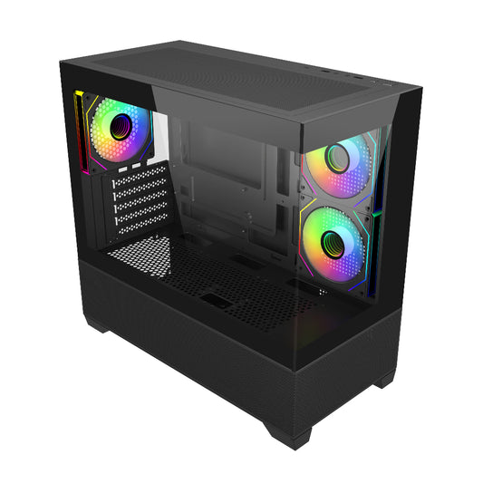 COOLER MASTER Elite 490 ARGB MATX Mini Tower Cabinet ( Black ) 