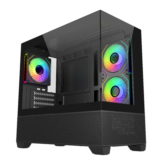 COOLER MASTER Elite 490 ARGB MATX Mini Tower Cabinet ( Black ) 
