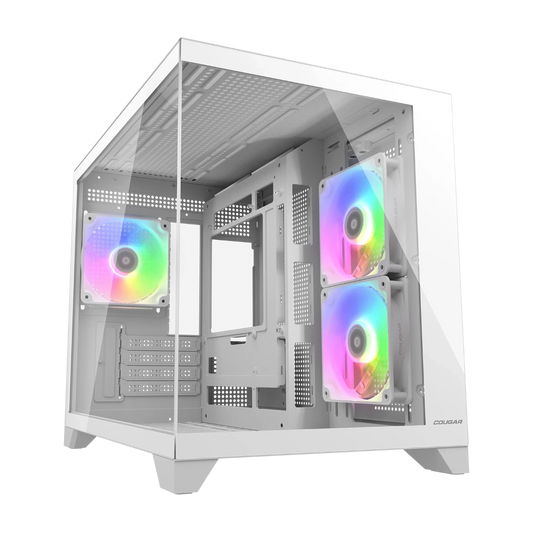 COUGAR FV150 Mini RGB MATX Mini Tower Cabinet ( White )