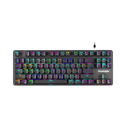 COSMIC BYTE CB-GK-16 Firefly Tenkeyless Mechanical Wired Gaming Keyboard ( Black ) ( Blue Switch )