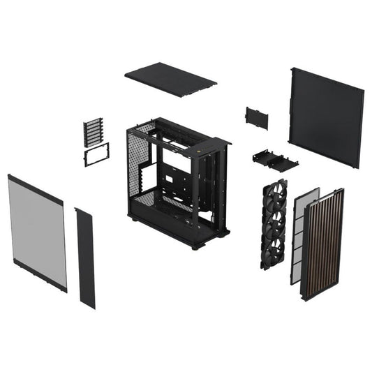 FRACTAL DESIGN North XL TG Dark EATX Mid Tower Cabinet ( Black )