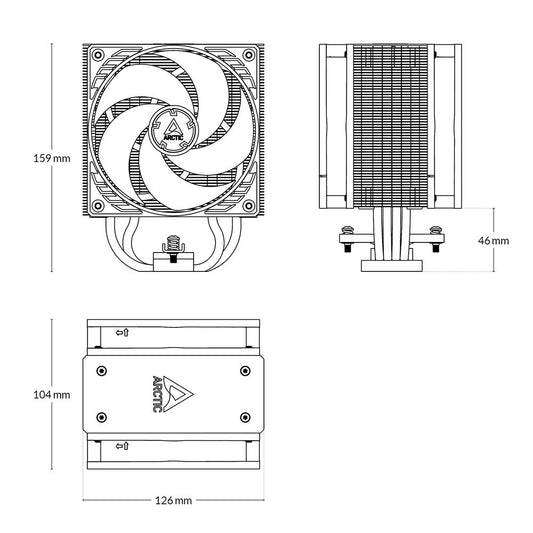 ARCTIC Freezer 36 Single Tower CPU Air Cooler