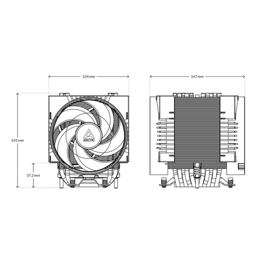 ARCTIC Freezer 4U-SP5 Single Tower CPU Air Cooler