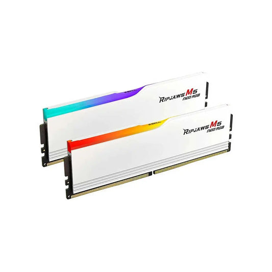 G.SKILL Ripjaws M5 Neo RGB 32GB (16GBx2) 6000MHz DDR5 Desktop RAM (White)