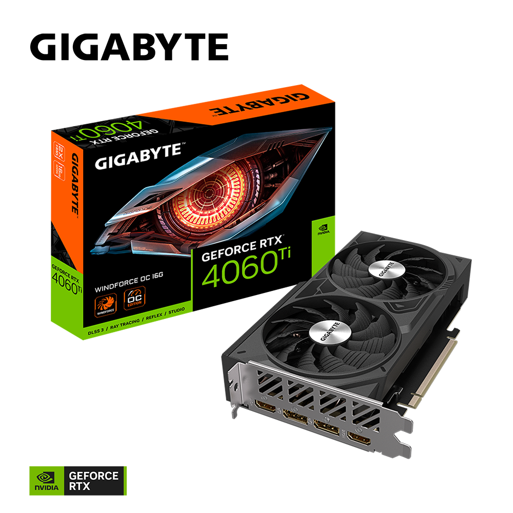 Buy GIGABYTE GeForce RTX 4060 Ti WindForce OC 16GB Nvidia Graphic