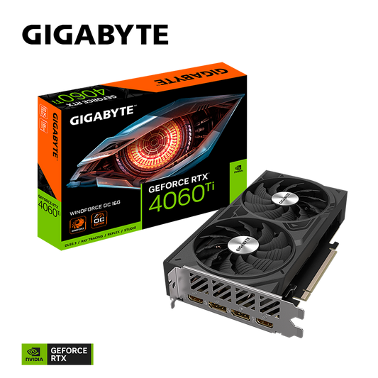 GIGABYTE GeForce RTX 4060 Ti WindForce OC 16GB Nvidia Graphic Card