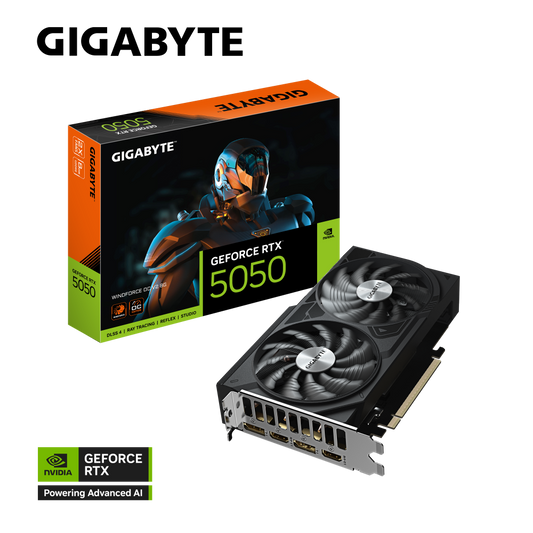 GIGABYTE GeForce RTX 5050 Windforce OC V2 8GB Nvidia Graphic Card
