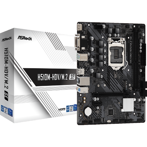 ASROCK H510M-HDV/M.2 SE DDR4 Intel Motherboard