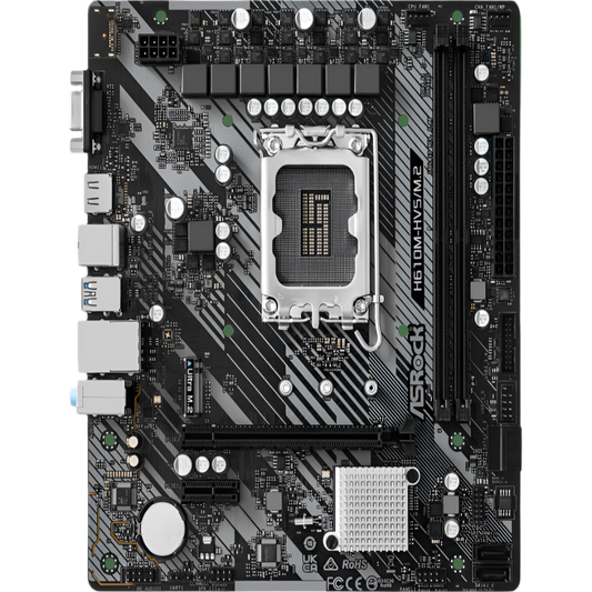 ASROCK H610M-HVS/M.2 R2.0 DDR4 Intel Motherboard