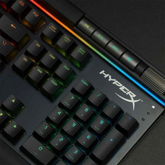 HYPERX Alloy Elite RGB Full Size Mechanical Wired Gaming Keyboard ( Black ) ( Cherry MX Brown Switch )