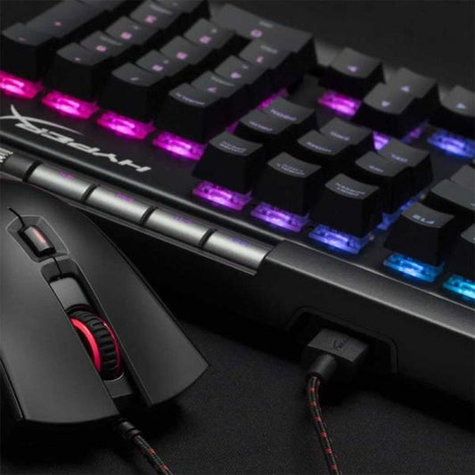 HYPERX Alloy Elite RGB Full Size Mechanical Wired Gaming Keyboard ( Black ) ( Cherry MX Brown Switch )