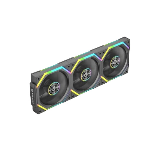 KARNAGE lgnite V3 ARGB Case Fan Kit ( Black ) ( Triple Pack )