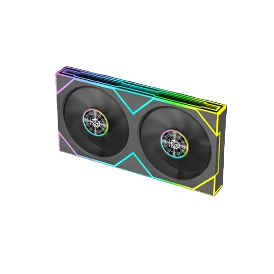 KARNAGE Sunbeam 240 ARGB Case Fan ( Black ) ( Double Pack )