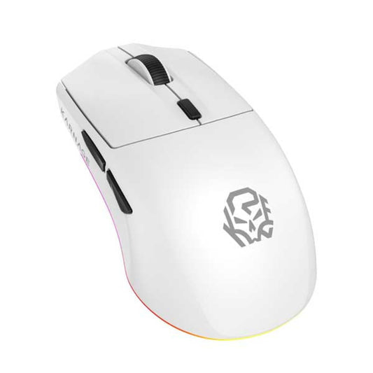 KARNAGE Templar Tri-Mode RGB Wireless Ambidextrous Gaming Mouse ( White ) ( 16000DPI / 6 Macro Buttons )