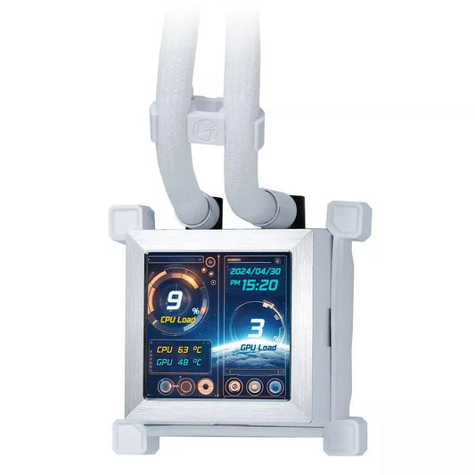 LIAN LI Hydroshift LCD 360S 360mm CPU Liquid Cooler ( White )