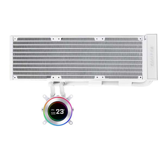 LIAN LI Hydroshift II LCD-C 360N Fanless CPU Liquid Cooler ( White )
