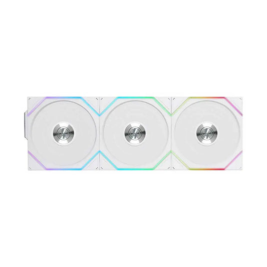 LIAN LI Uni Fan TL120 120mm ARGB Cabinet Fan (White) (Triple Pack)