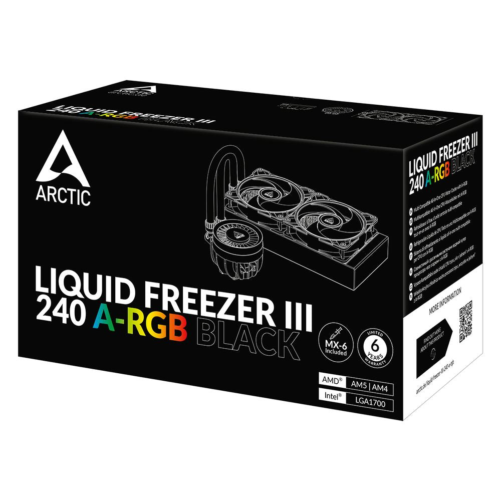Buy ARCTIC Liquid Freezer III 240mm ARGB CPU Liquid Cooler Black
