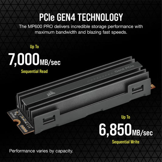 CORSAIR MP600 Pro 1TB M.2 NVMe Gen4 Internal Solid State Drive ( SSD )