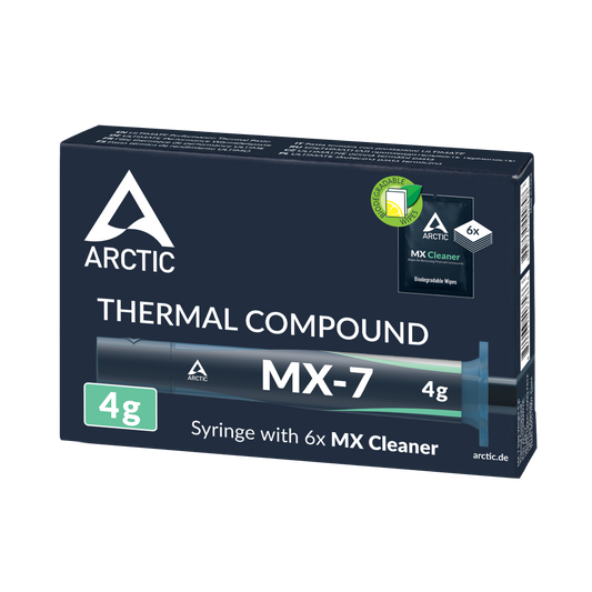 ARCTIC MX-7 4g Thermal Paste With 6 pcs MX Cleaner ( Grey )