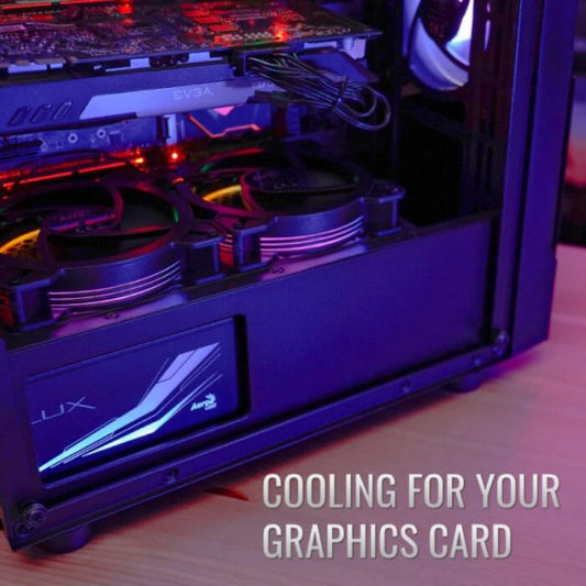 AEROCOOL Menace Saturn RGB ATX Mid Tower Cabinet (Black)