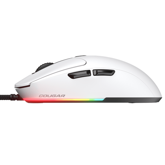 COUGAR MINOS NEO RGB Wired Ambidextrous Gaming Mouse ( White ) ( 6200DPI / 6 Macro Buttons )