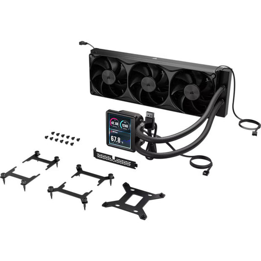 CORSAIR Nautilus II 360 RS 360mm CPU Liquid Cooler ( Black ) ( With LCD Display )