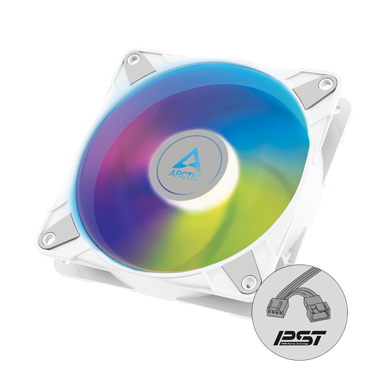 ARCTIC P14 PWM PST ARGB 140mm CPU Cabinet Fan ( White )