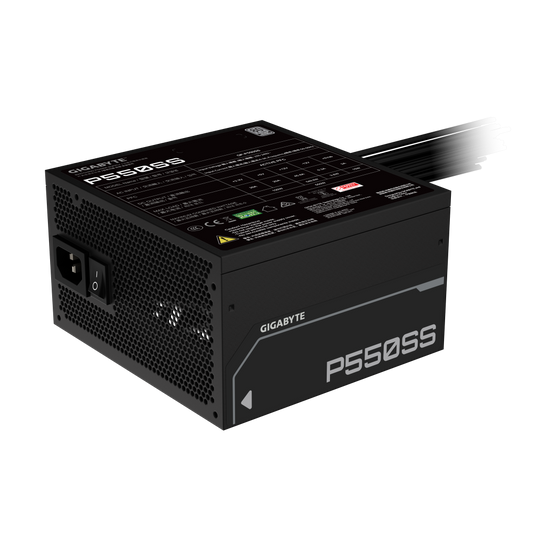 GIGABYTE P550SS 80+ SIlver Non-Modular ATX 3.0 Power Supply ( 550W )