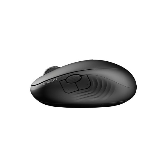 CYBEART Pocket Wireless  Ergonomic productivity Mouse ( Black ) ( 2400DPI / 7 Macro Buttons )