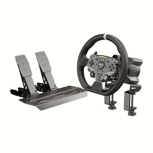 MOZA R3 Racing Wheel and Pedals Bundle for Xbox & PC