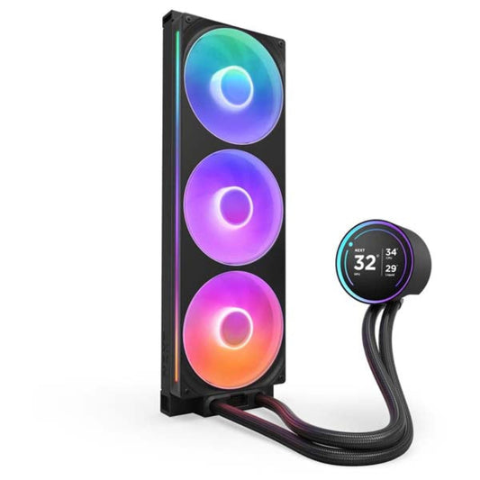 NZXT Kraken Elite 420 RGB 420mm CPU Liquid Cooler ( Black ) 