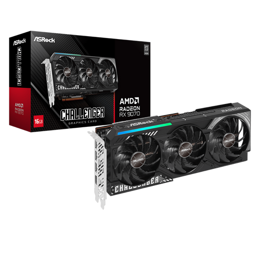 ASROCK Radeon RX 9070 Challenger 16GB AMD Graphic Card
