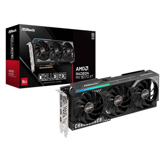 ASROCK Radeon RX 9070 XT Challenger 16GB AMD Graphic Card