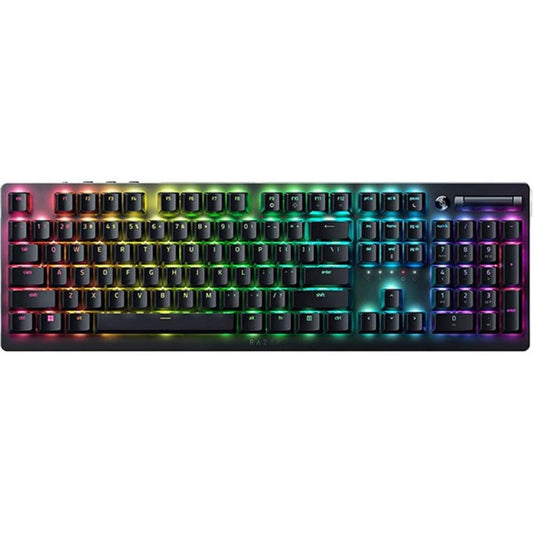 RAZER DeathStalker V2 Pro Optical Full Size Wireless Gaming Keyboard ( Black ) ( Mechanical ) ( Clicky Purple Switch ) RZ03-04361800-R3M1