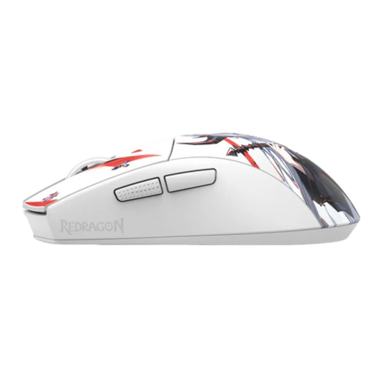 REDRAGON Eisa K1NG M916 Pro Wireless Anime Editon Ergonomic Gaming Mouse ( 26000DPI / 5 Macro Buttons ) ( White )