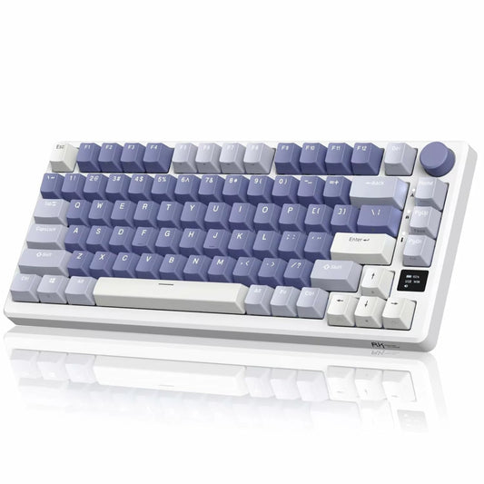 ROYAL KLUDGE RK M75 75% RGB Mechanical Wireless Gaming Keyboard ( Blue ) ( Linear K Silver Switch  )