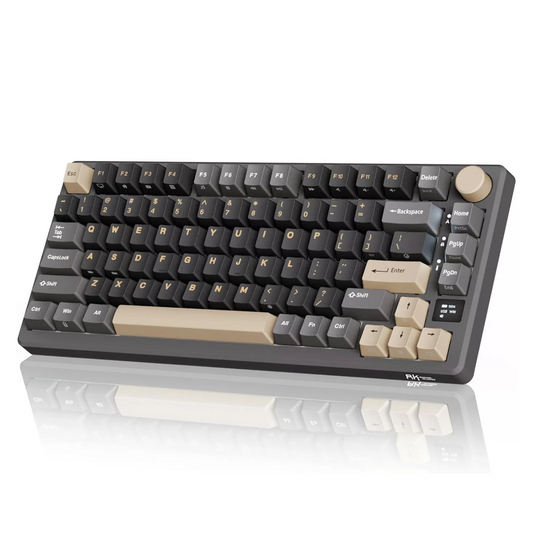 ROYAL KLUDGE RK M75 75% RGB Mechanical Wireless Gaming Keyboard ( Phantom ) ( Linear K Silver Switch )