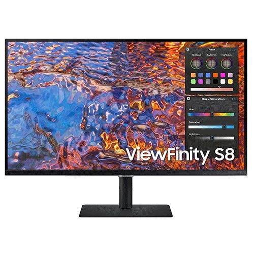 SAMSUNG ViewFinity S8 LS32B800PXWXXL 32 Inch UHD 60Hz IPS Panel 104% SRGB 5MS Freesync IPS Professioanal Monitor