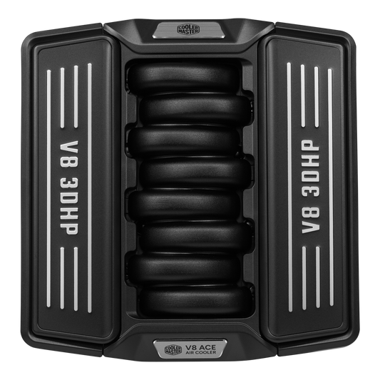 COOLER MASTER V8 ACE 3DHP Non-RGB 120mm Single Tower Air Cooler ( Black ) ( Intel )