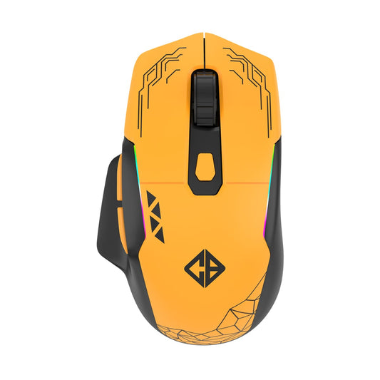 COSMIC BYTE Helios Tri-Mode Wireless Ergonomic Gaming Mouse ( 10000DPI / 5 Macro Buttons ) ( Black )