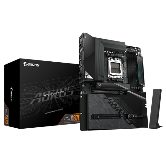 GIGABYTE X870 Aorus Stealth ATX Wifi7 DDR5 AMD Motherboard