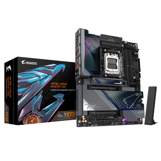 GIGABYTE X870E Aorus Master X3D Wifi7 DDR5 AMD Motherboard