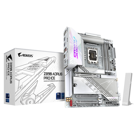 GIGABYTE Z890 Aorus Pro ICE DDR5 Intel Motherboard ( White )